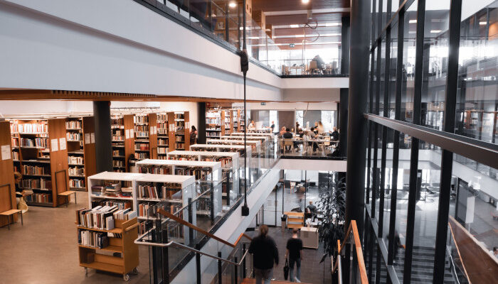 TAU_SakuSmolander_700 Linna, Tampereen yliopiston kirjasto. Kuvaaja: Saku Smolander